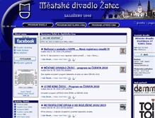 Tablet Screenshot of divadlozatec.cz